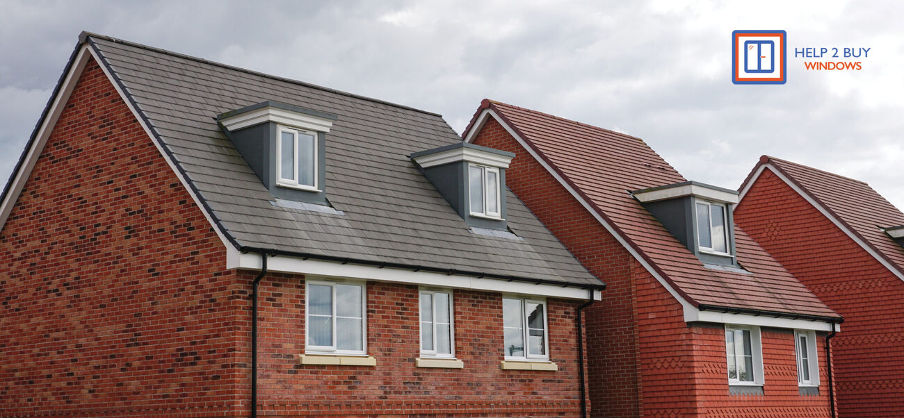 Energy-efficient new windows reducing heat loss in a UK home
