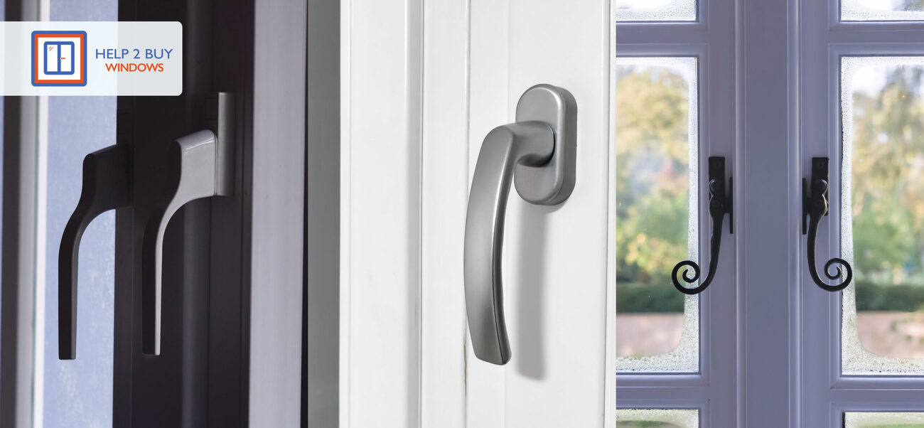 Different window frame materials including uPVC, timber and aluminium