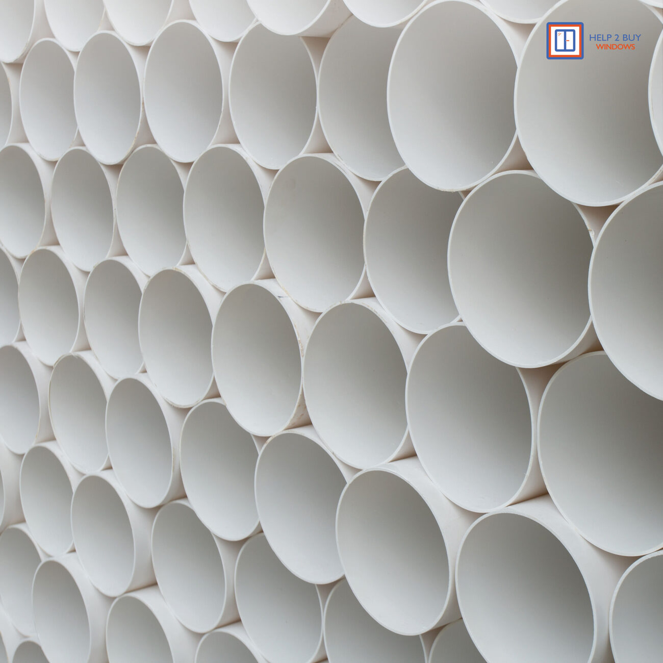 uPVC profile used in modern windows
