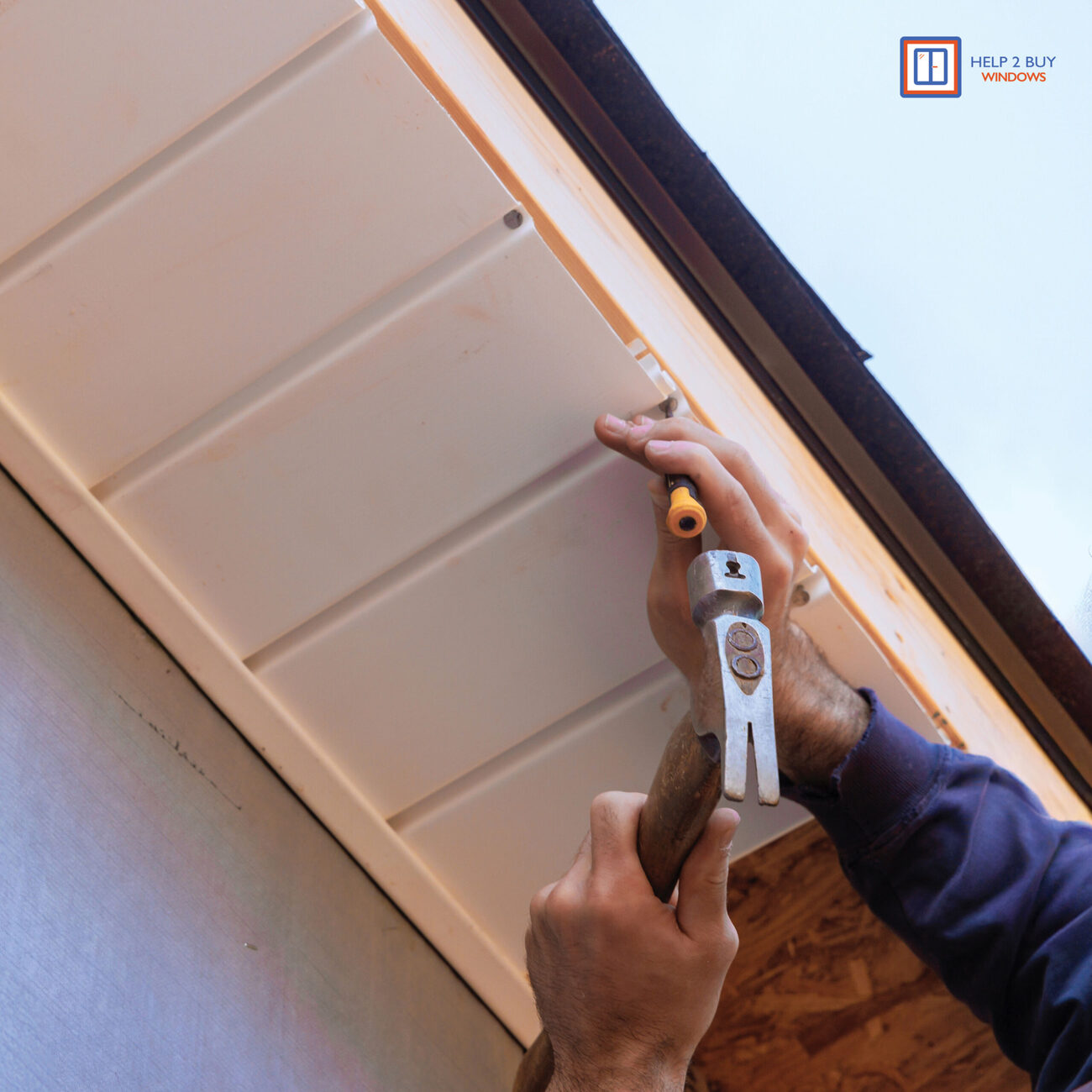 uPVC window construction detail