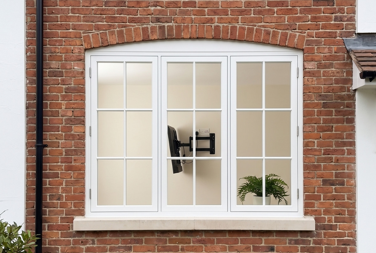 Energy-efficient casement windows installed on a UK home